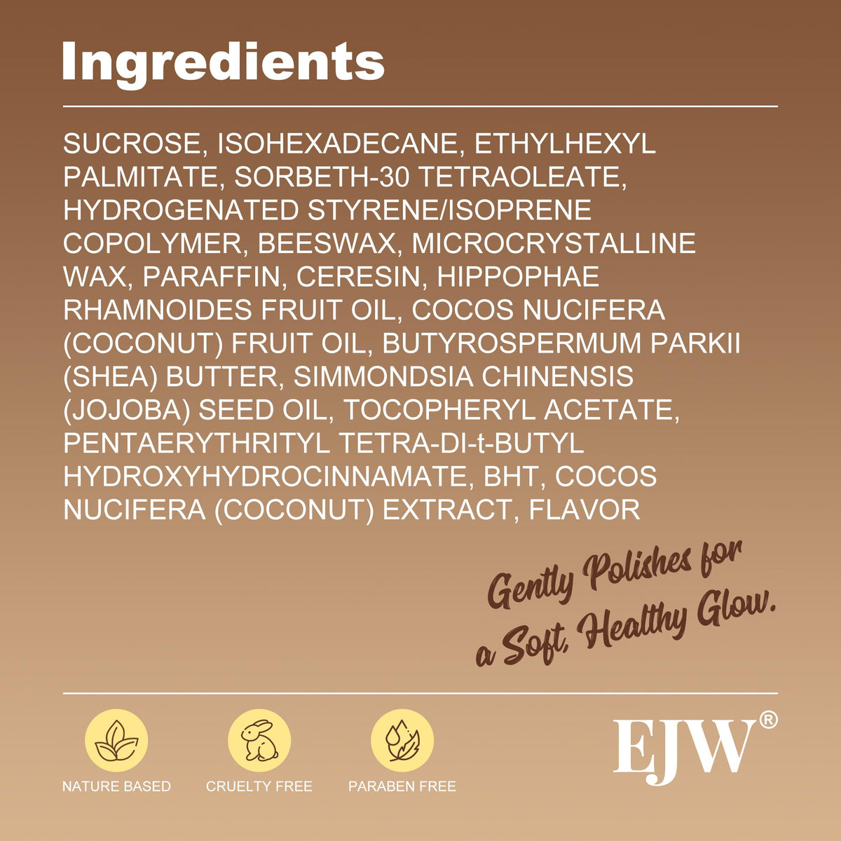 EJW scrub on bathroom shelf in lifestyle scene conveying routine and self-care ritual