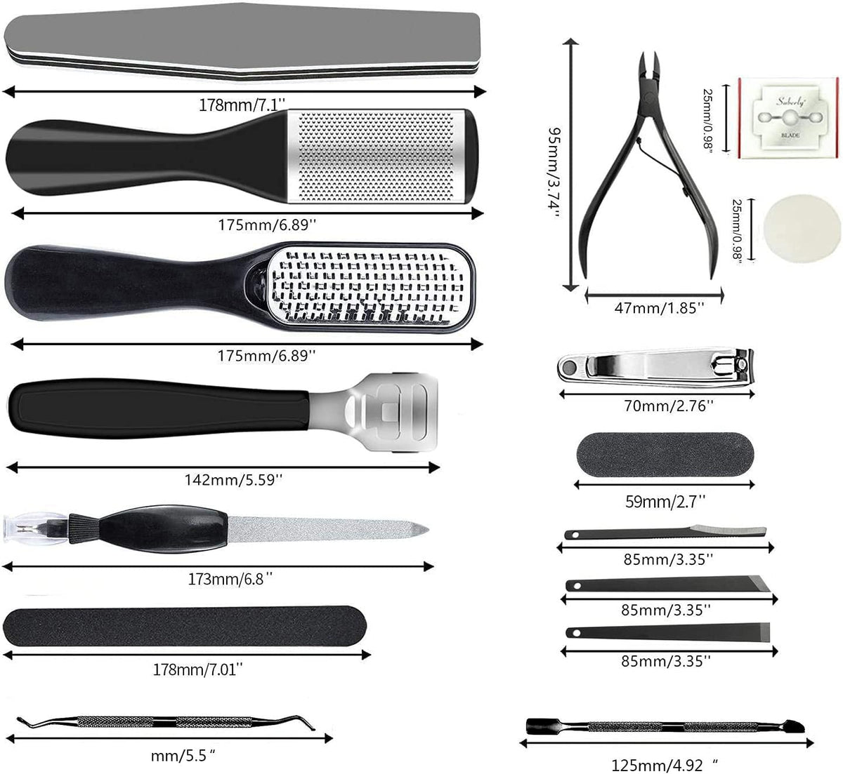 EKOCSIO stainless steel clipper close-up showing sharp rust-resistant blade for precise cuts