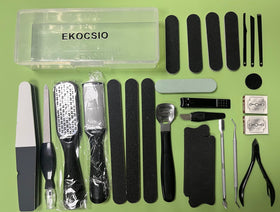 EKOCSIO tool label and identification shot showing each instrument and its function
