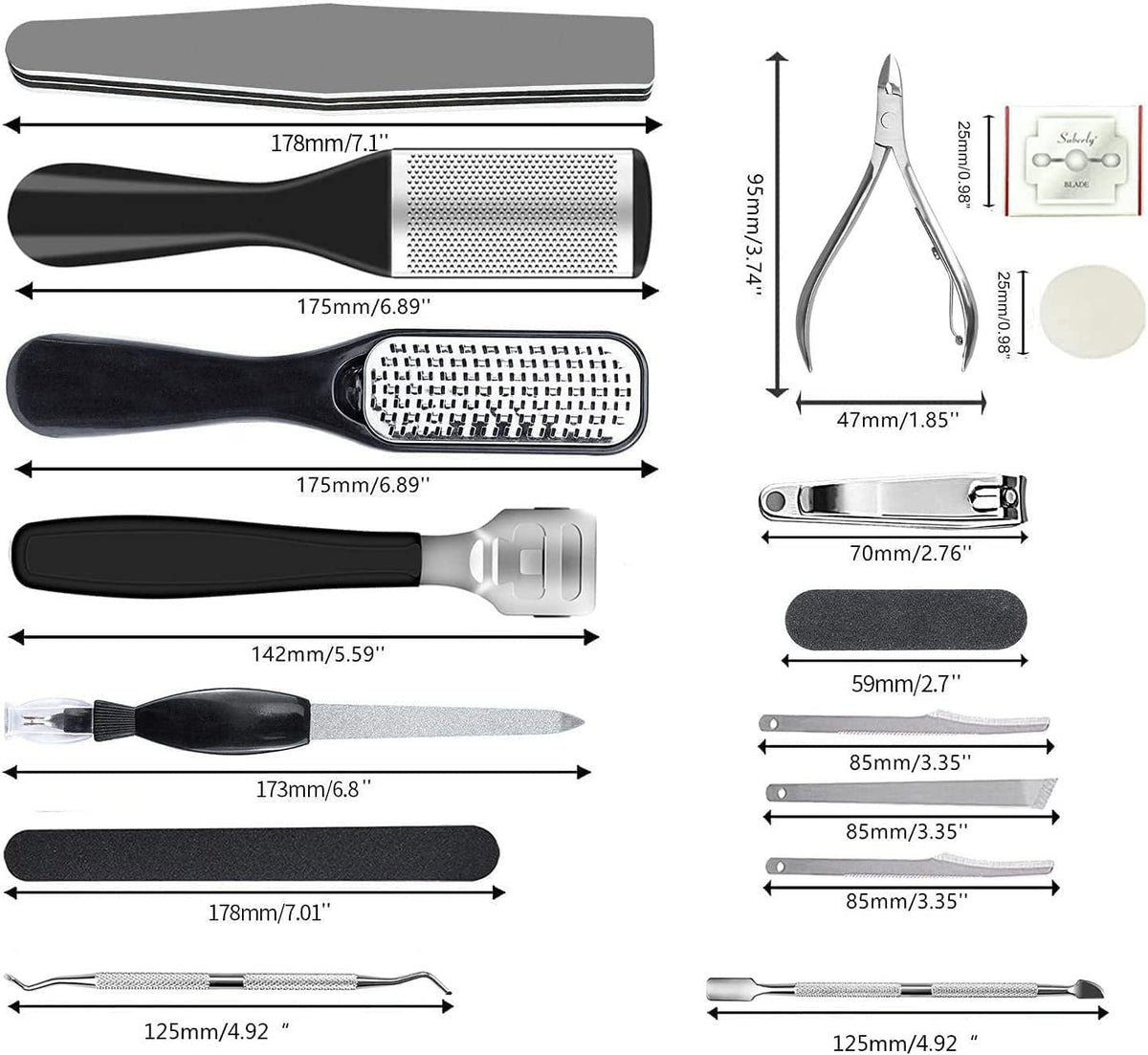 EKOCSIO nail clippers detail illustrating sharp edges for precise trimming