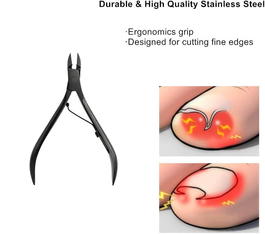 EKOCSIO pedicure tools in use on foot highlighting safe professional-style grooming