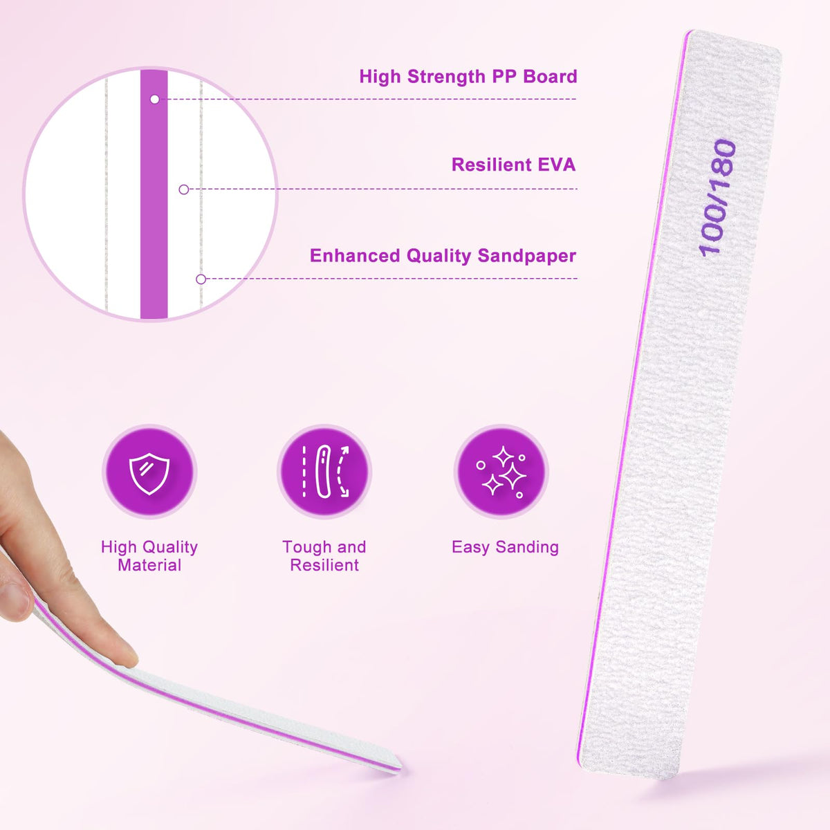Ekrnlyi in use during a manicure offering precise shaping benefit
