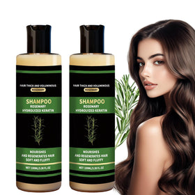 ekxzvg front packaging showing rosemary shampoo benefits and clean design