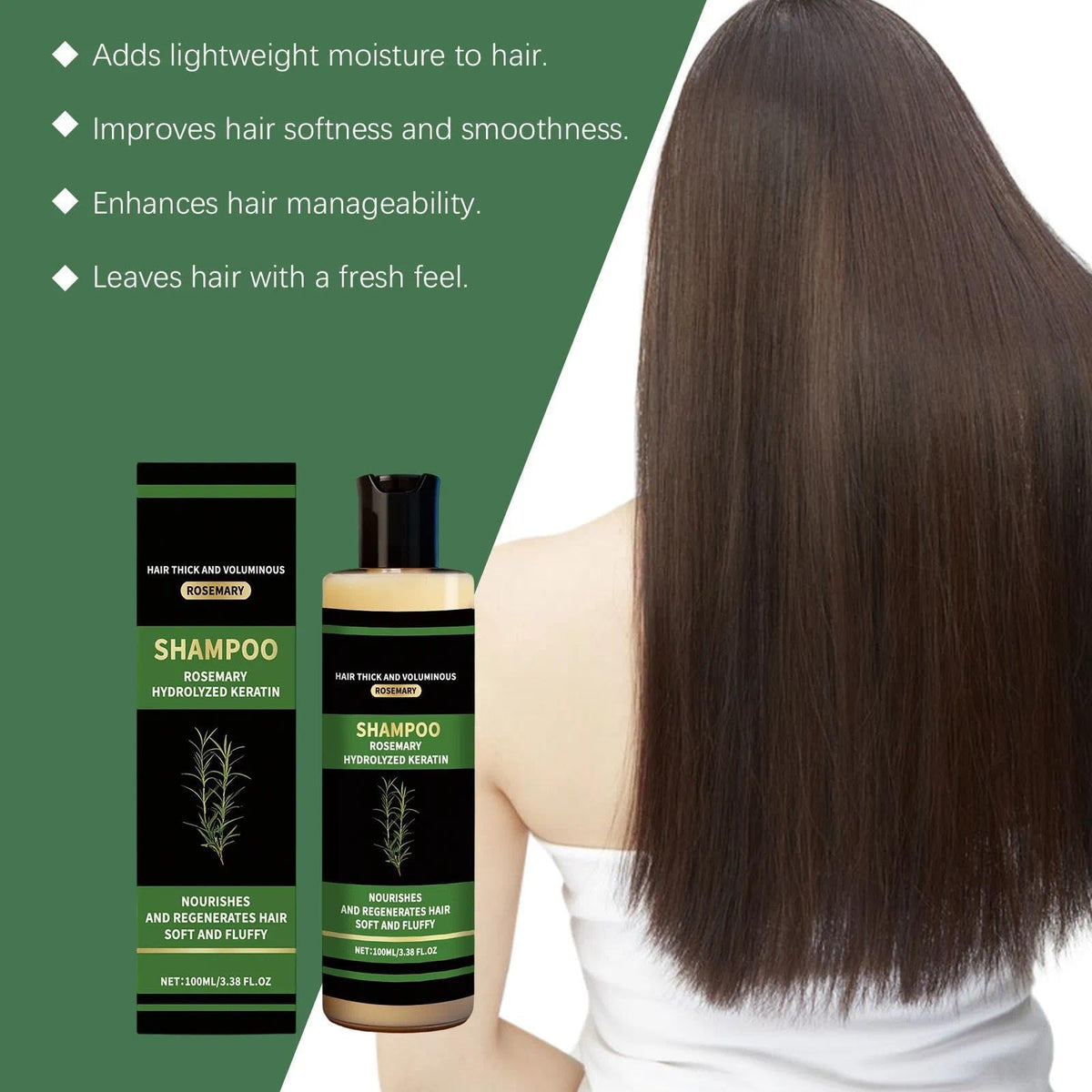 ekxzvg label closeup showing hydrolyzed keratin and rosemary extract