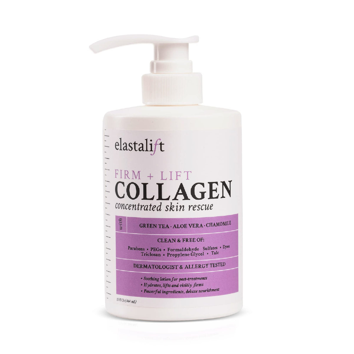Elastalift on bathroom vanity evoking a calm skincare routine scene