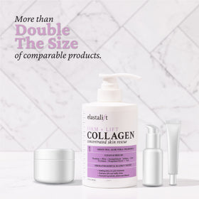 Elastalift applied to forearm showing improved skin softness and tone