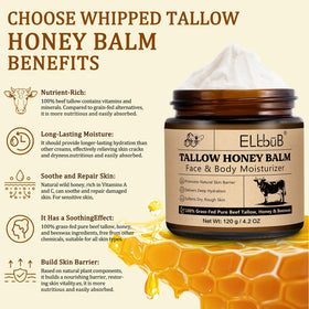 ELBBUB whipped tallow close-up texture highlighting smooth absorbency