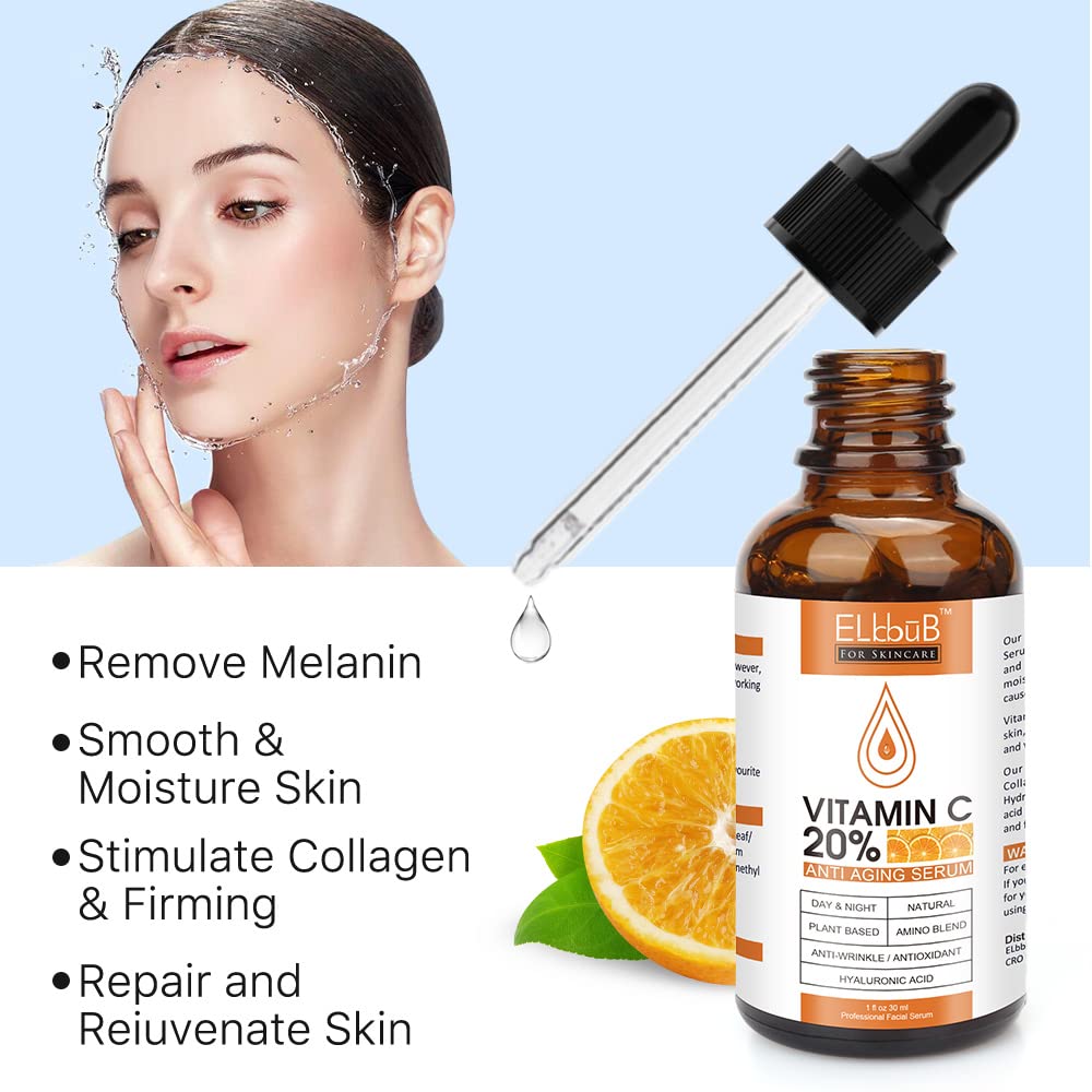 ELBBUB dropper dispensing serum texture for fast absorption