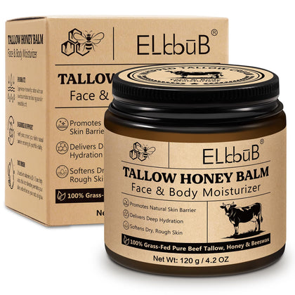 ELBBUB jar front view showing brand and multitask moisturizer benefits