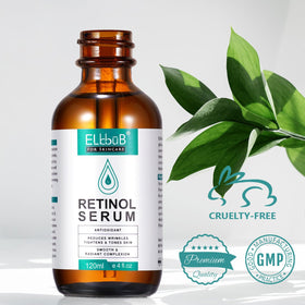ELBBUB ingredients label close-up highlighting hyaluronic acid and vitamin E benefits