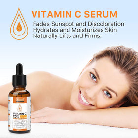 ELBBUB vitamin C gel texture on fingertip, highlighting lightweight hydration benefit