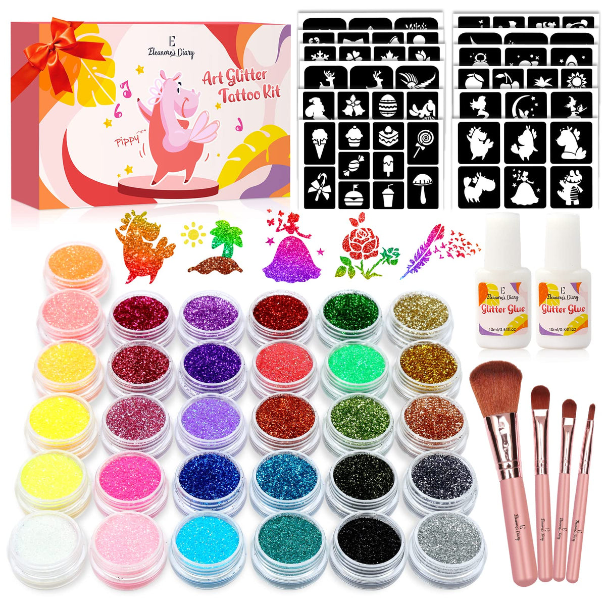 Eleanore's Diary front packaging showing the colorful gift box and contents benefit: ready-to-gift