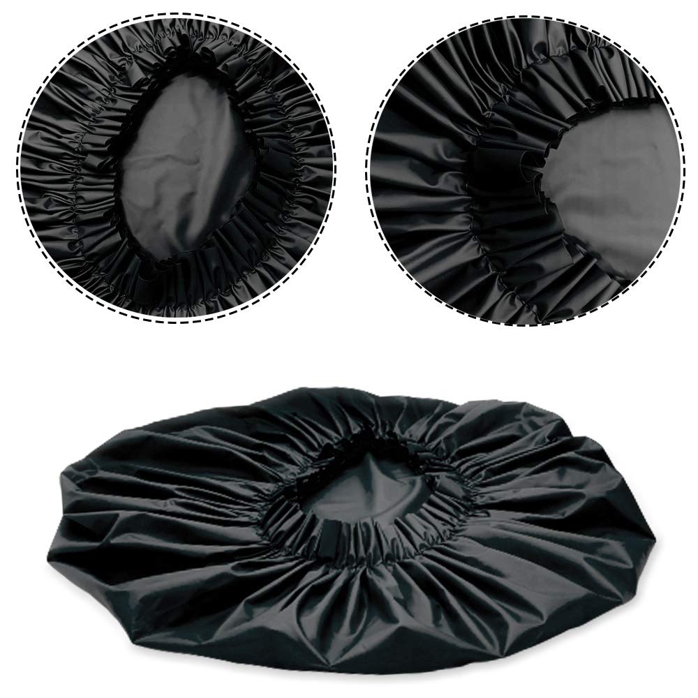 ELEBOX cap worn during makeup routine keeping hair away from face benefit