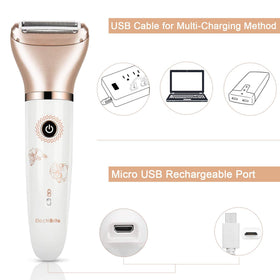 ElectriBrite with travel pouch and USB cable showing convenient portability benefit