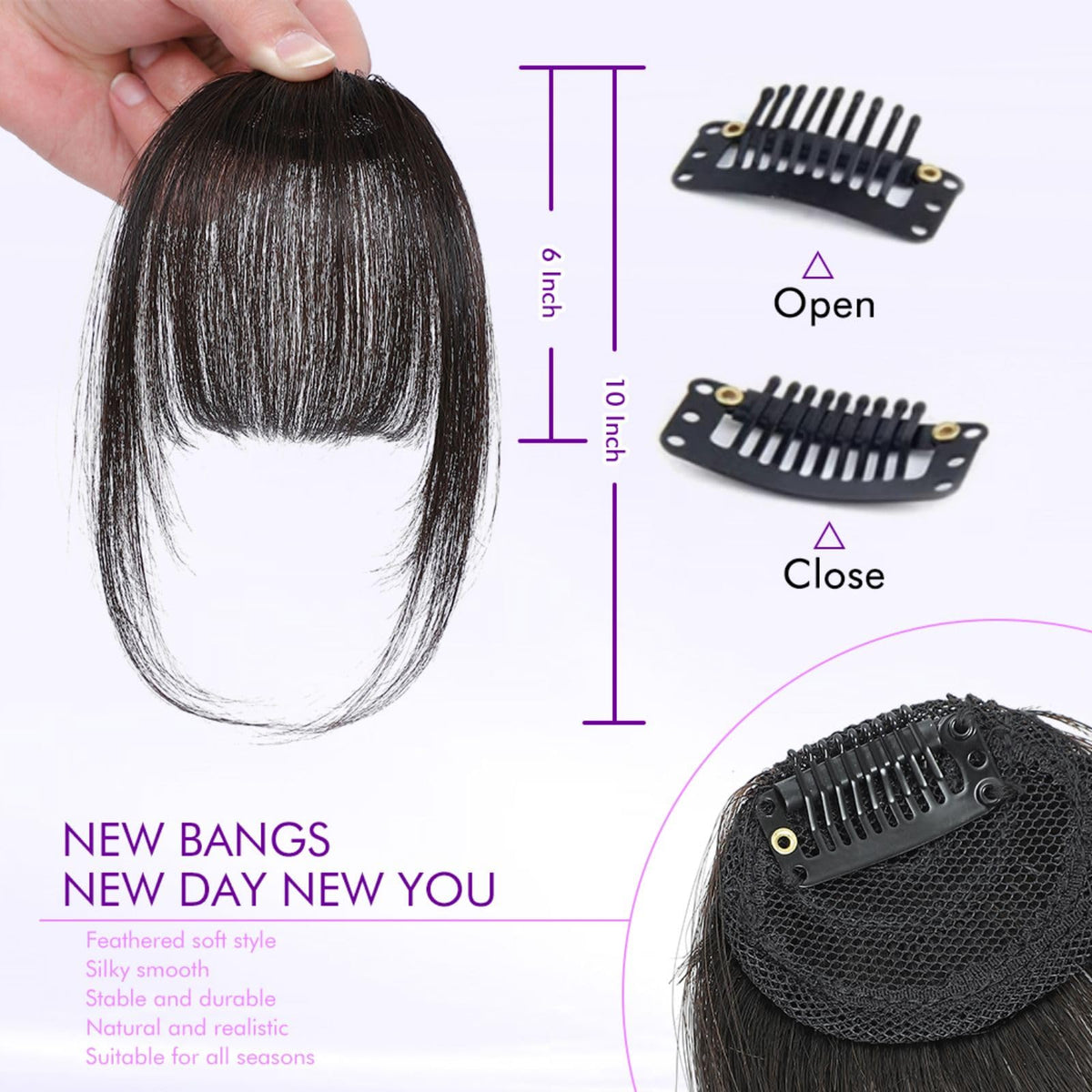 ELEFOCUS close texture detail highlighting human-hair softness benefit
