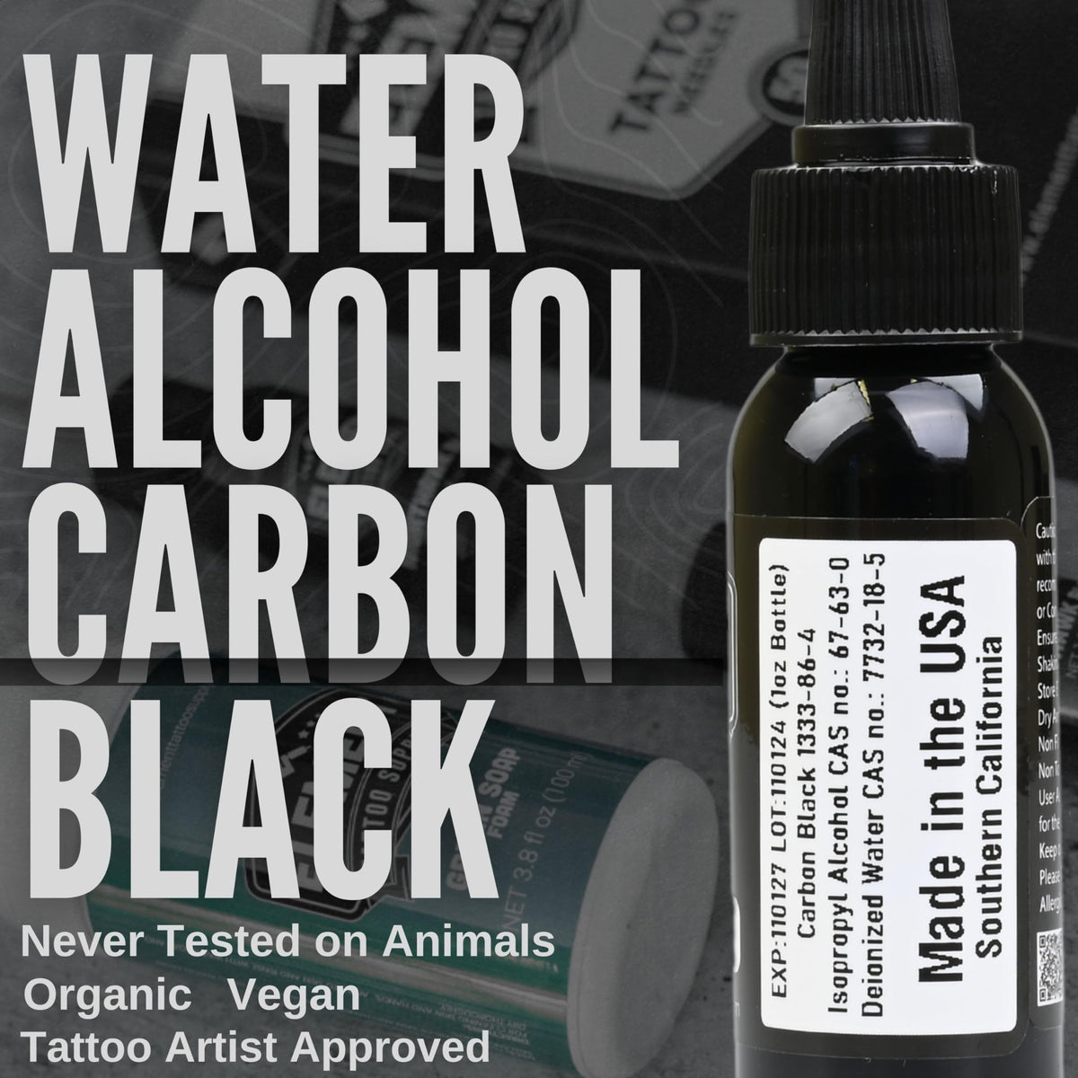 Element Nighthawk Black mixed as graywash demonstrating dilution control