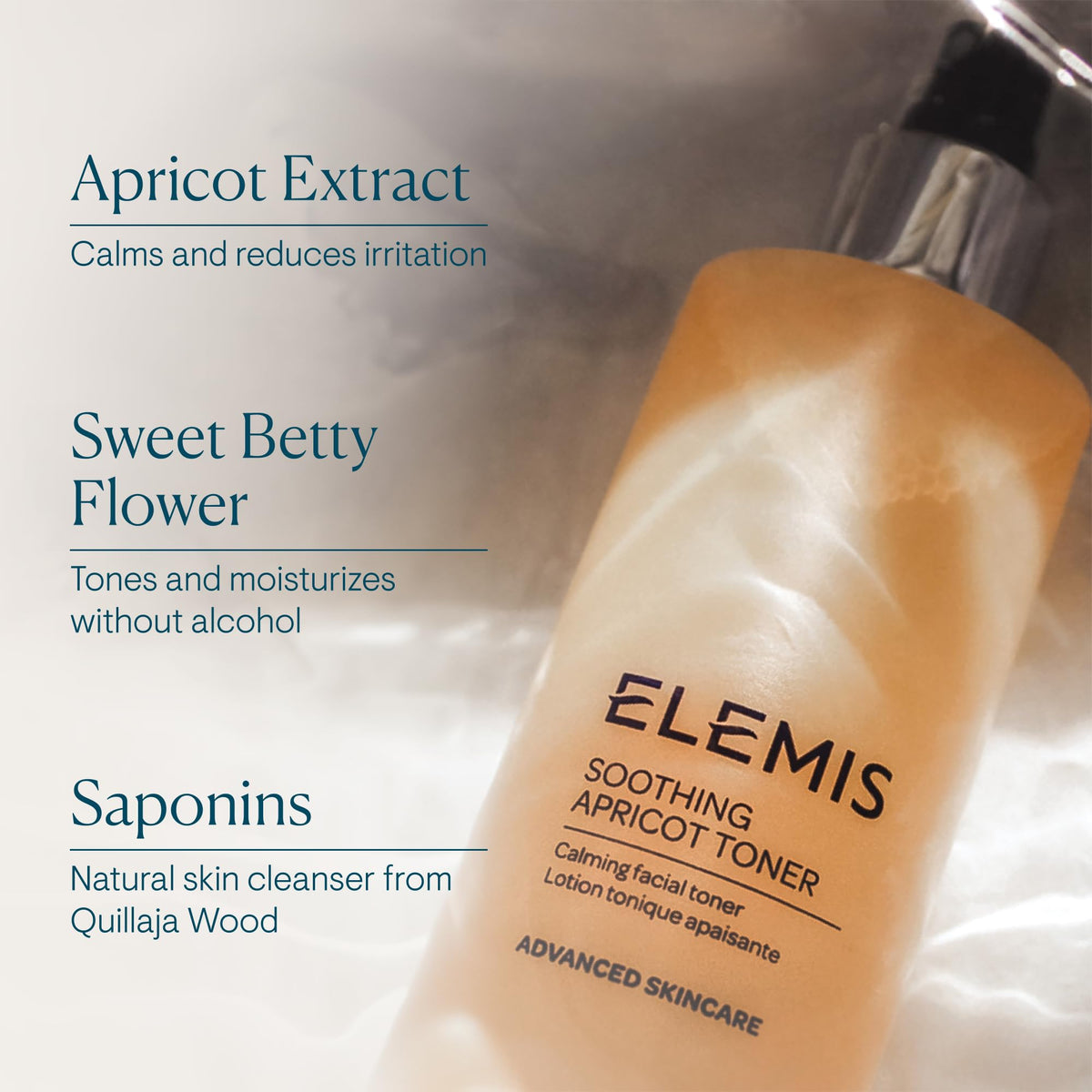 ELEMIS demonstrated as eyelid cleanse for gentle, soothing use