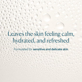 ELEMIS label detail showing ingredients and alcohol-free benefit