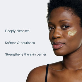 ELEMIS balm emulsifying with water for effective gentle rinse