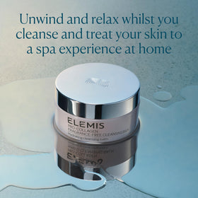 ELEMIS balm before-and-after removing makeup benefit: reveals cleaner skin