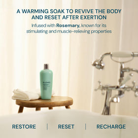 ELEMIS in-use bath scene promoting muscle relaxation and comfort