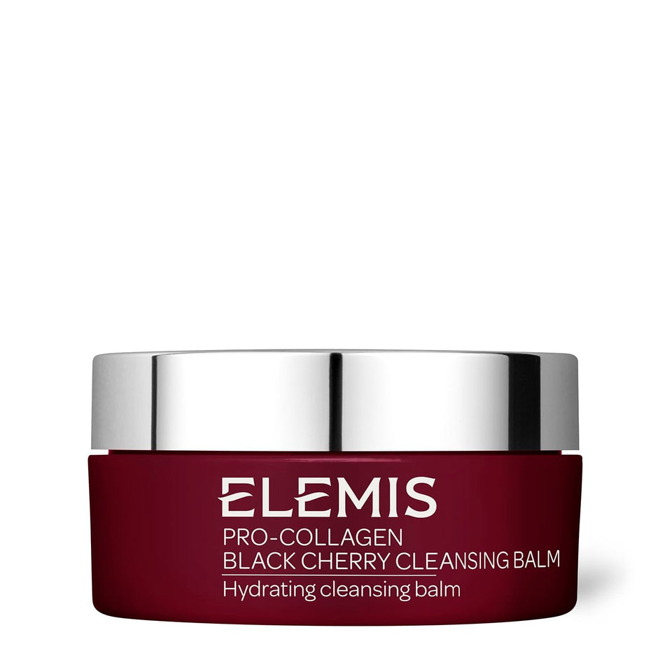 ELEMIS jar front view showing label and elegant packaging benefit: premium presentation