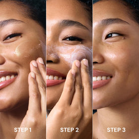ELEMIS damp cloth removing balm from skin benefit: easy rinse leaves skin comfortable