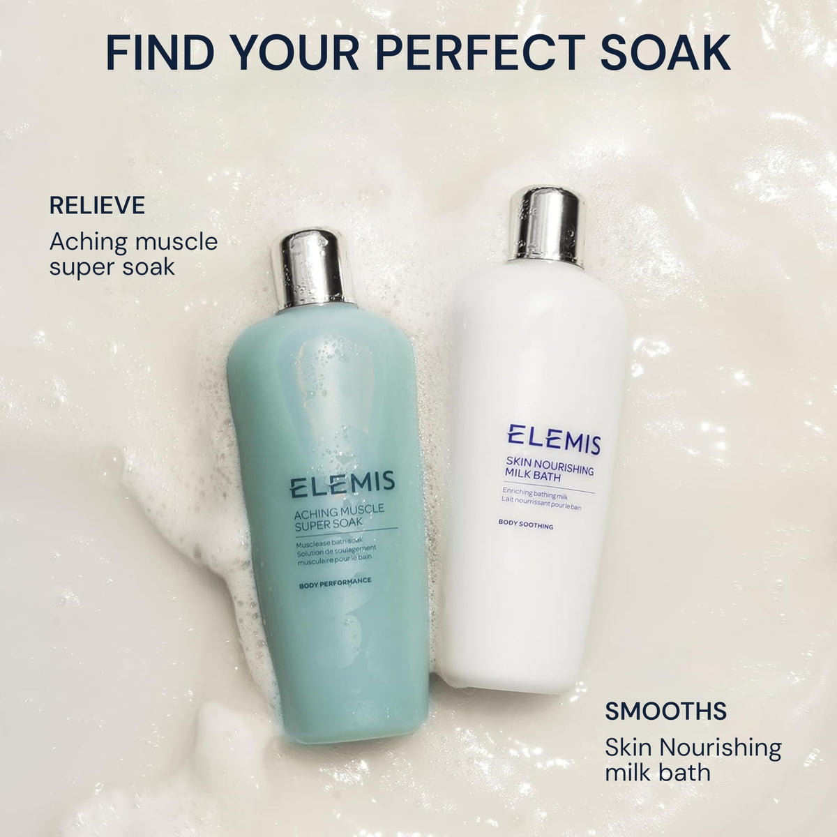 ELEMIS bottle beside towel showing size and everyday convenience
