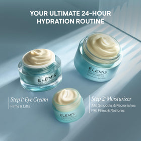 ELEMIS ingredients label highlighting active components for brighter eyes