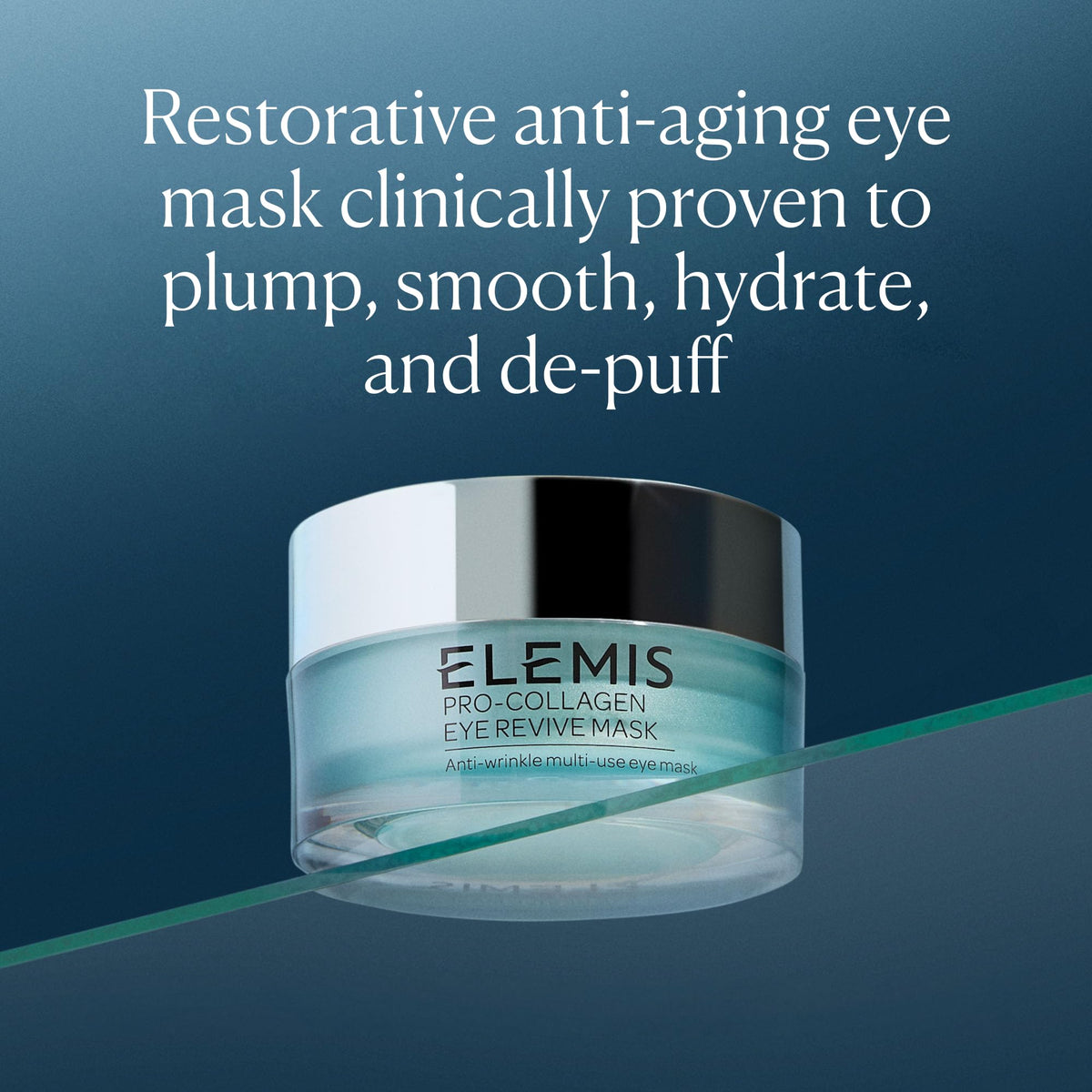 ELEMIS jar top open displaying gel inside for easy scoop and application