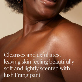 ELEMIS close-up of scrub texture revealing salt grains and oils for effective exfoliation