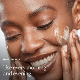 ELEMIS product label highlighting superfood ingredients and prebiotic benefit