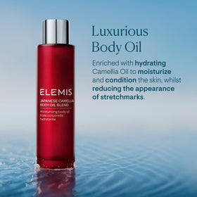 ELEMIS oil spread on skin demonstrating fast absorption and smooth finish