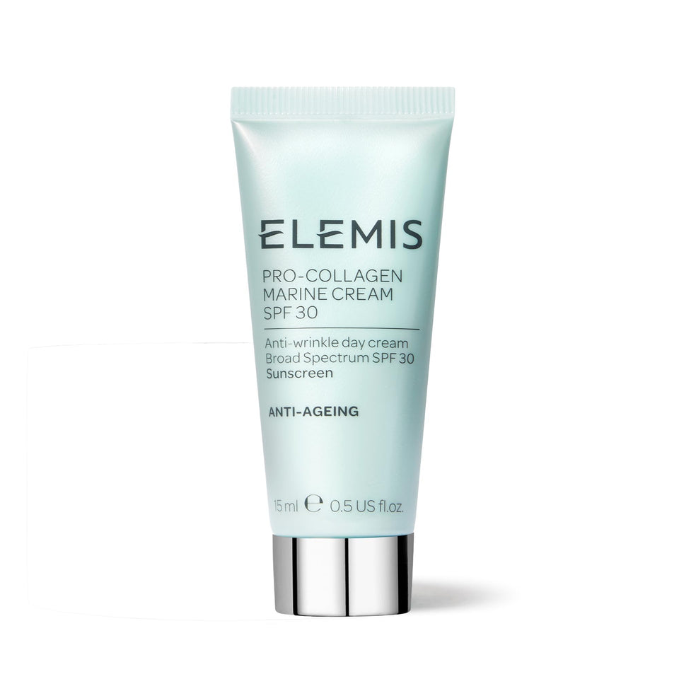 ELEMIS front packaging showing compact cream and SPF benefit