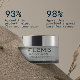 ELEMIS cream applied on hand demonstrating silky spreadability and comfort