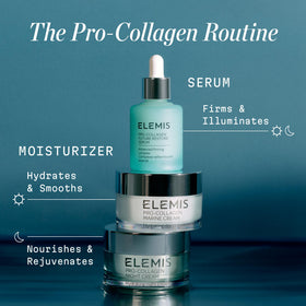 ELEMIS morning-skin result image showing smoother hydrated complexion benefit
