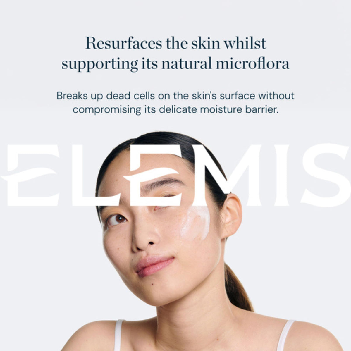 ELEMIS pump dispensing gel demonstrating convenient application and controlled product use