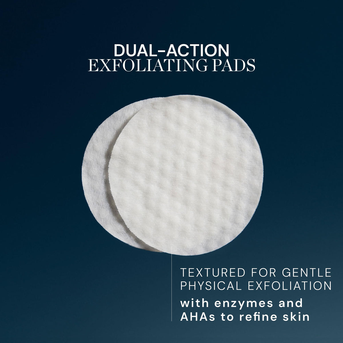 ELEMIS close-up of textured pad surface revealing gentle physical exfoliation benefit