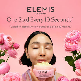 ELEMIS open tub close-up of balm texture highlighting smooth melting benefit