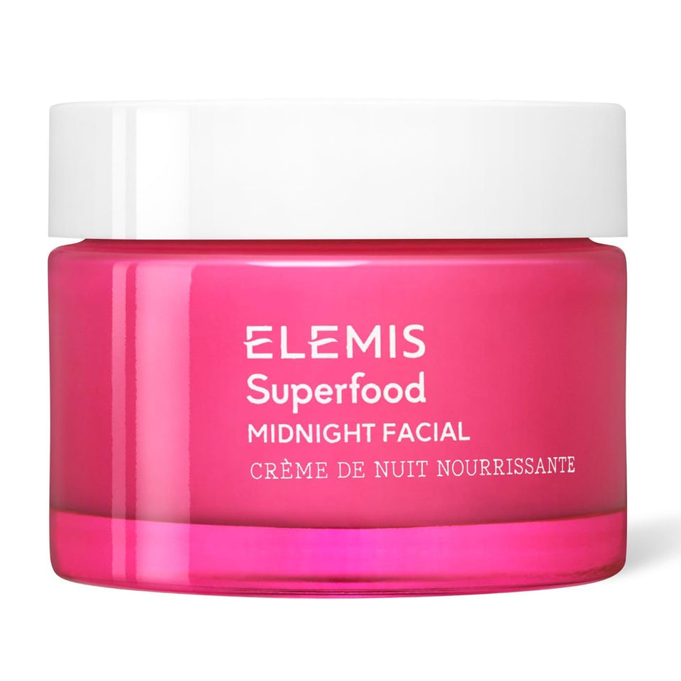 ELEMIS jar front view showing product and brand for clear shelf appeal