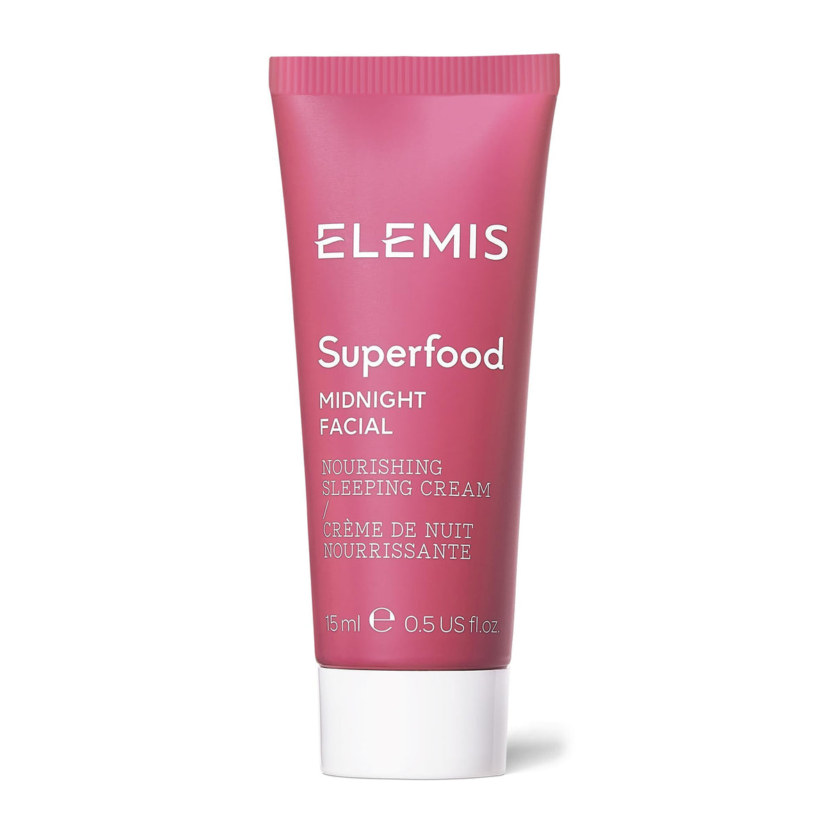 ELEMIS jar front view showing product branding and compact travel size benefit