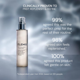 ELEMIS toning mist close-up droplet showcasing lightweight texture and quick absorption benefit