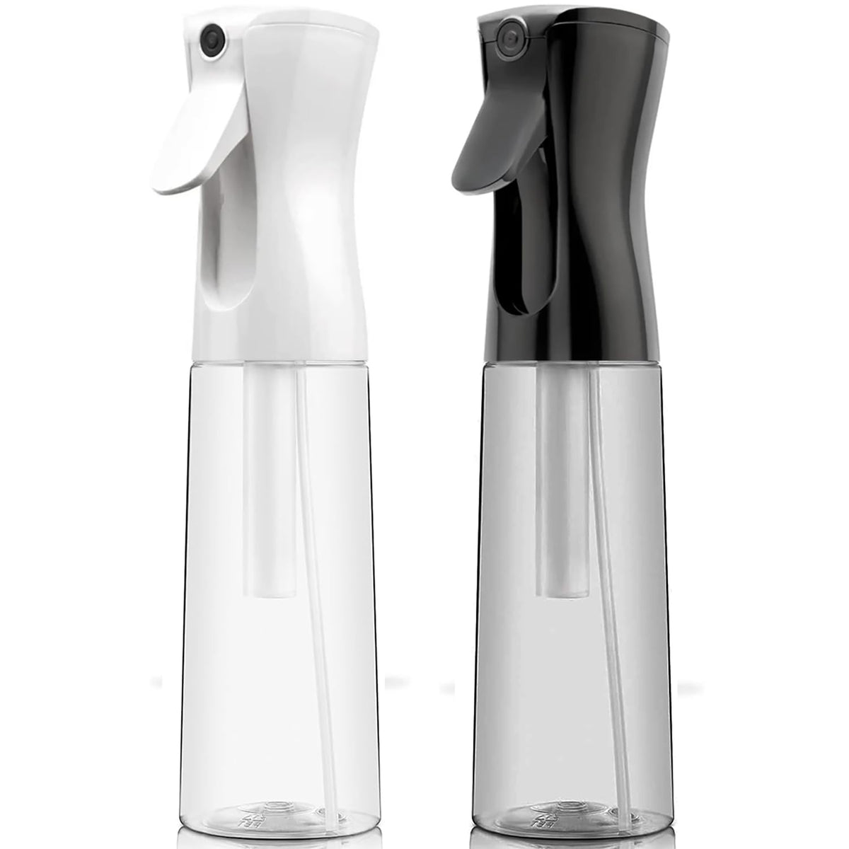 ELEMSY two 10 oz spray bottles front view showing sleek design and portability