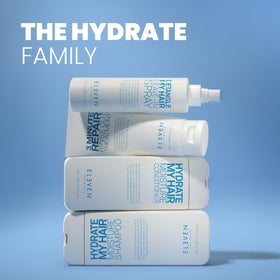 ELEVEN AUSTRALIA product on bathroom shelf in styling routine for manageability