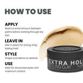 ELEVEN AUSTRALIA styled short hair showcasing textured, matte definition benefit