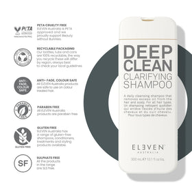 ELEVEN AUSTRALIA bottle on bathroom shelf staged for lifestyle freshness and home use