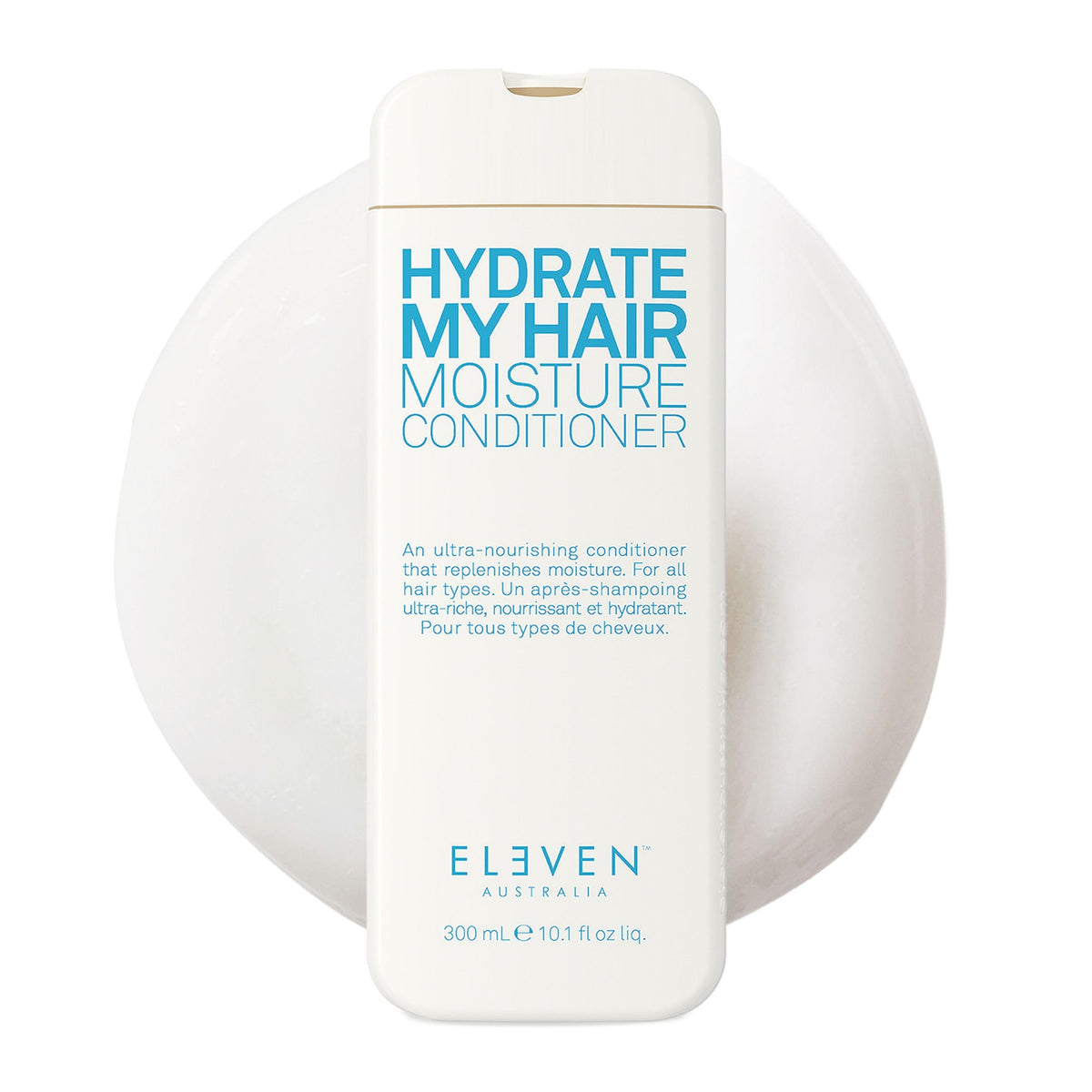 ELEVEN AUSTRALIA front bottle view showing product and hydration benefits