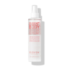 ELEVEN AUSTRALIA front packaging of I Want Body Texture Spray showing bottle and label benefit