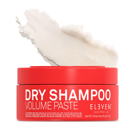 ELEVEN AUSTRALIA front view of dry shampoo volume paste showcasing packaging and size