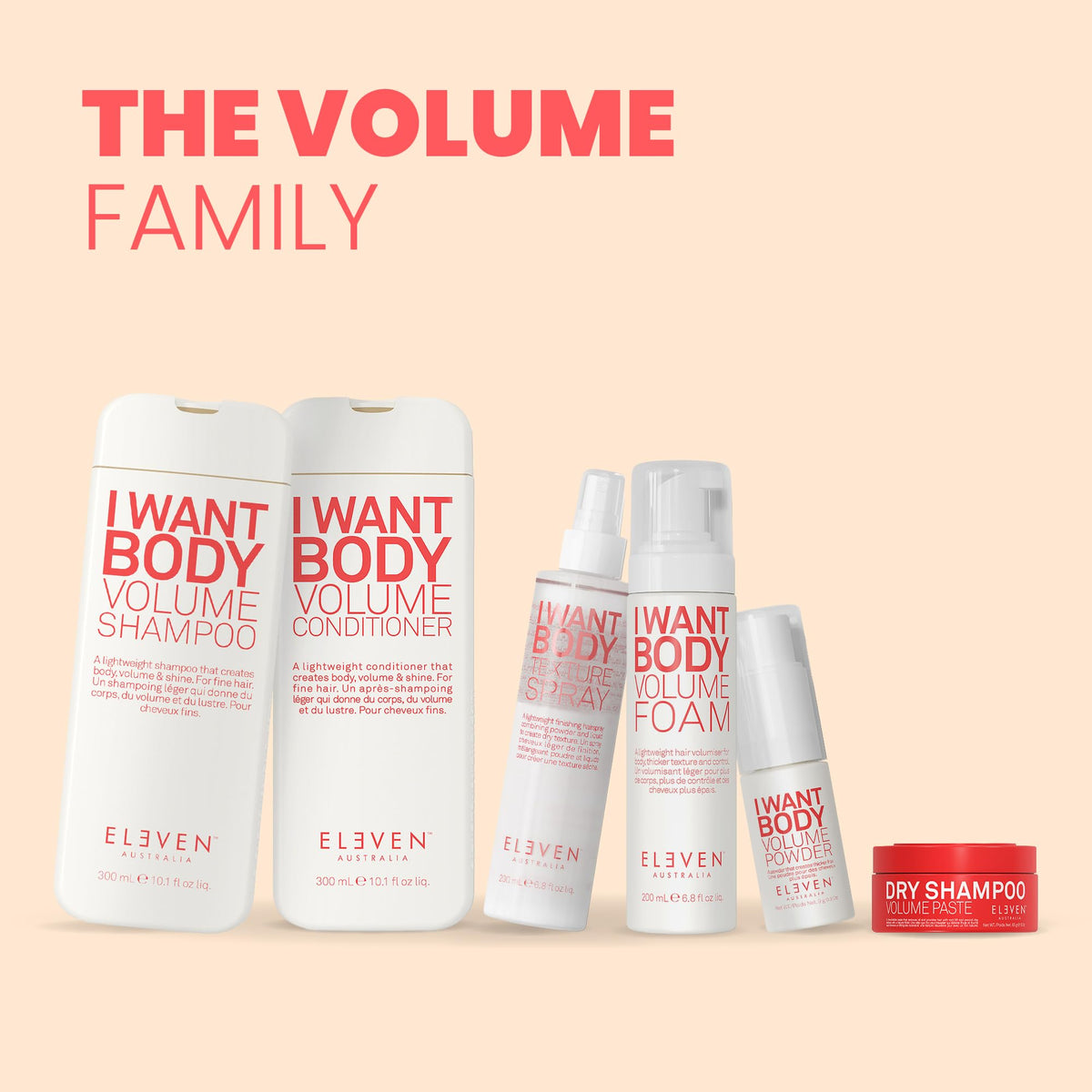 ELEVEN AUSTRALIA on bathroom counter styled setting implying everyday use and routine boost